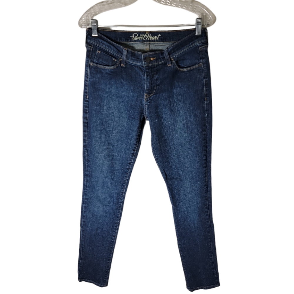Old Navy sweetheart skinny jeans size 6 dark wash low rise denim